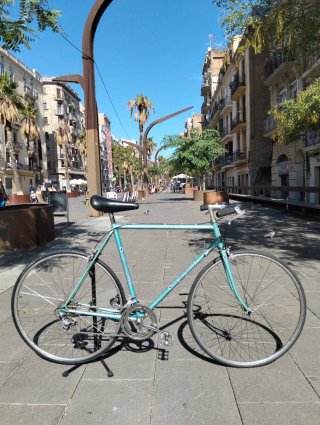 Bicicleta de carretera urbana ciudad