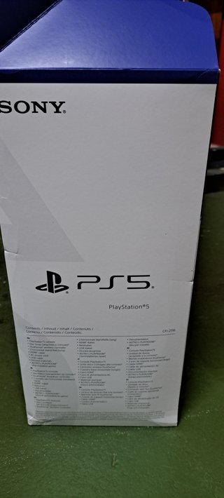 Caja Original PlayStation 5 1TB con manuales
