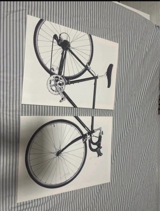 2 Cuadros Decorativos Bicicleta
