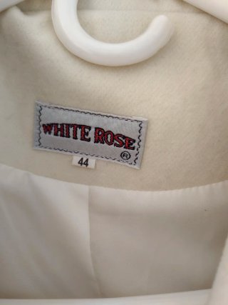 Abrigo White Rose Beige Talla 44