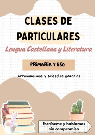 Clases particulares de Lengua Castellana en Madrid