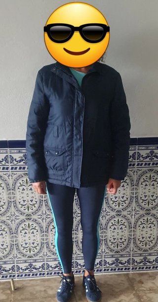 Chaqueta azul chico