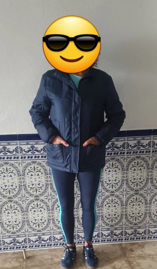 Chaqueta azul chico