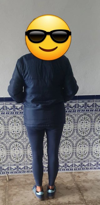 Chaqueta azul chico