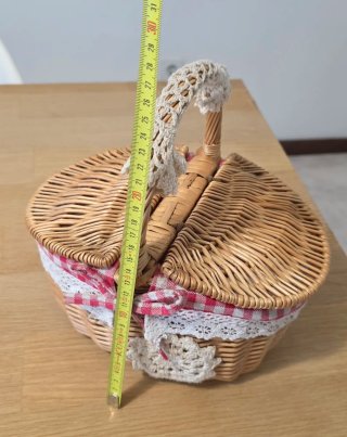 Mini cesto de campismo ou para o pão