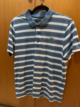 Polo Lacoste Azul a Rayas Talla M