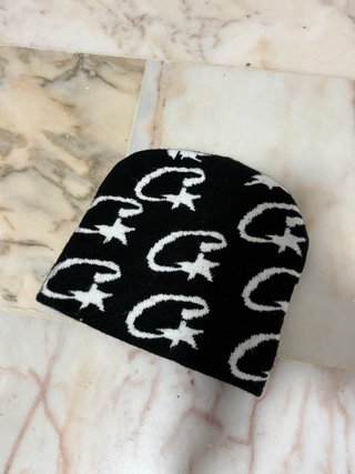 Gorro Corteiz Invierno Negro Blanco