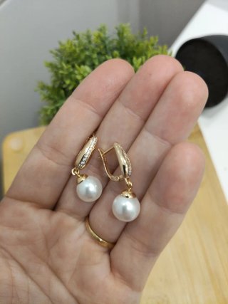 Pendientes XUPING Oro Laminado