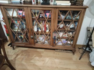 Librería Vintage de Madera