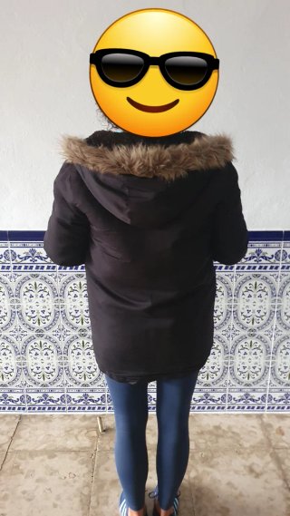 Parka de chico con capucha