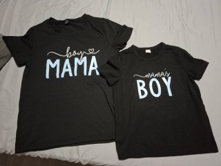 Camisetas familiares Boy Mama y Mama's Boy