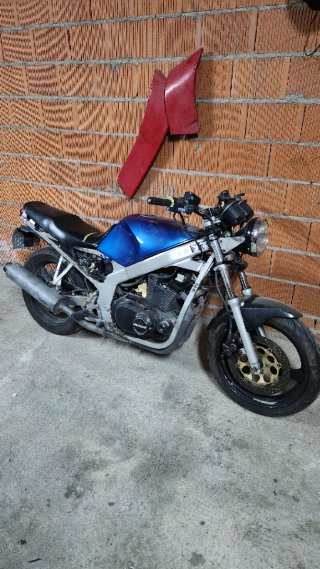 URGE Suzuki GS 500 Naked Azul URGE