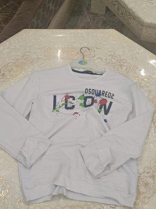 Felpa DSQUARED2 ICON bianca