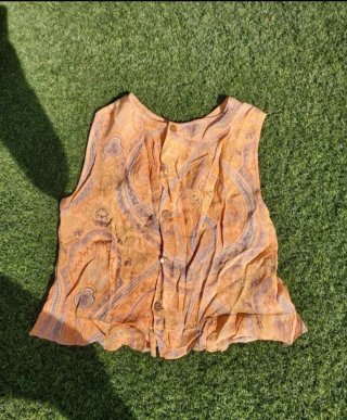 Blusa sin mangas paisley