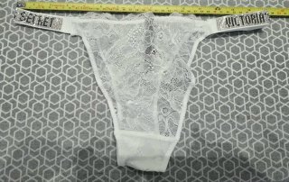 Tanga/bragas Victoria's Secret Blanco T38/40