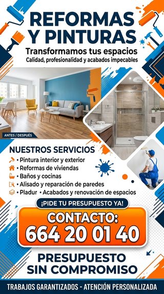 PINTOR, GOTELÉ , ALISADO Y REFORMAS