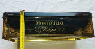 Caja Chapa Antigua"Montecillo Rioja"