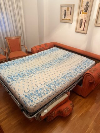 Conjunto de salón con sofá cama