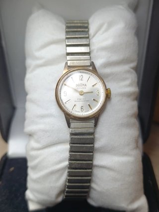 Reloj Dogma Prima Suizo Cuerda Años 50/60