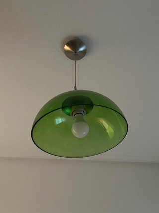 Lámpara de Techo Verde Vintage