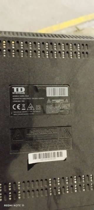 Main Board y T-Con TD Systems K45DLJ12US