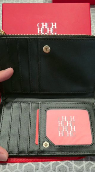 Monedero Carolina Herrera Negro