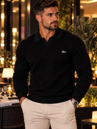 Polo Lacoste Negro