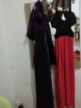 2 Vestidos Fiesta + Zapatos Talla Única