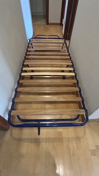 Cama supletoria plegable con colchón A recoger