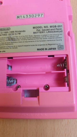 Nintendo Game Boy Pocket Rosa