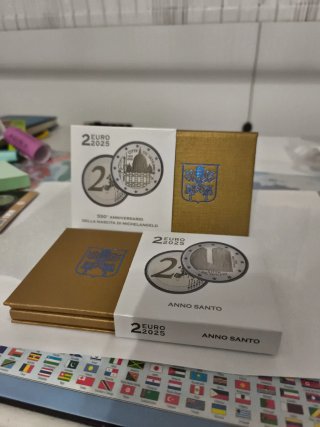 Vaticano 2025 Proof - Miguel Ángel + Año Santo