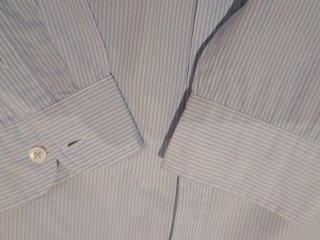 Camisa niño rayas azules Scalpers. Talla 10.