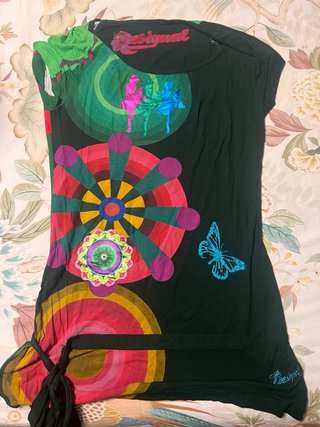 Camiseta Desigual corta multicolor