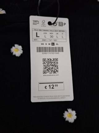 Rebeca Stradivarius nueva Talla L