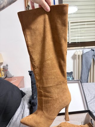 Botas Altas Color Camel