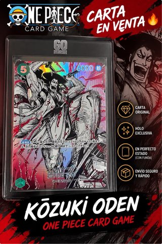 Carta One Piece Kozuki Oden GO