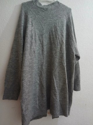 Cárdigan Gris de Punto