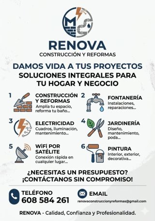 Servicio de reparaciones del hogar Andújar