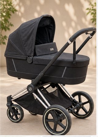 Cybex Priam Platinum Capazo Lux Carry Negro