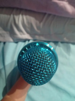 Micrófono Karaoke Bluetooth Azul