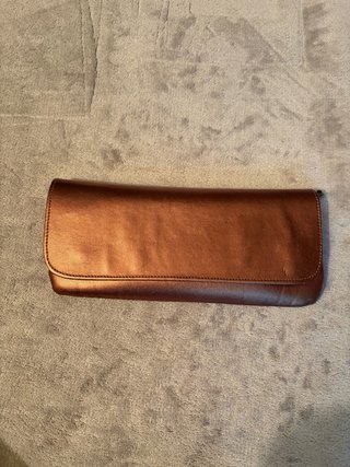 Bolso de Mano Clutch Metalizado