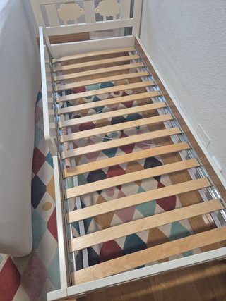 Cama Ikea KRITTER 70x160 Colchón. Infantial niños