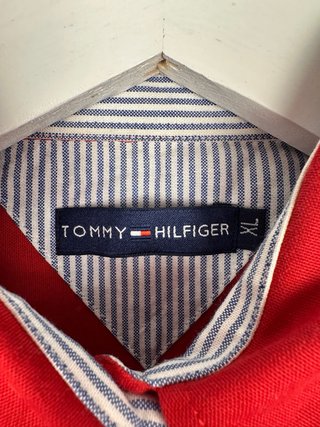 Camisa Tommy Hilfiger Roja Talla XL
