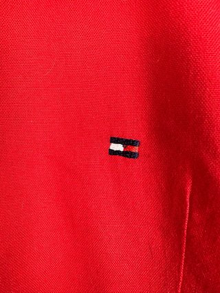 Camisa Tommy Hilfiger Roja Talla XL