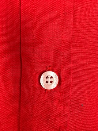 Camisa Tommy Hilfiger Roja Talla XL