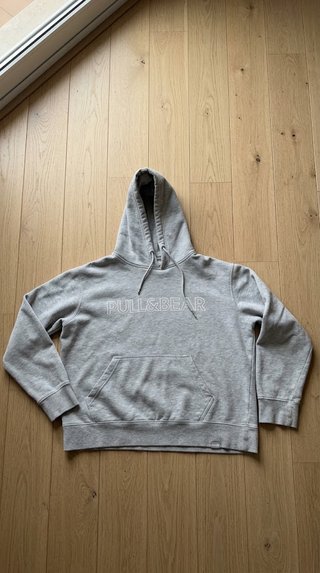 Hoodie Pull&Bear Cinzento