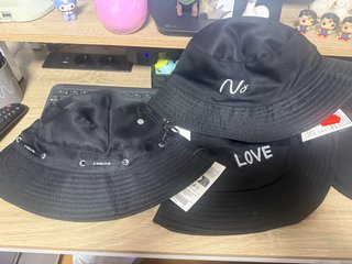 Lote de 3 Gorros Tipo Bucket Negros