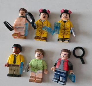 6 Minifiguras Breaking Bad lego compatible