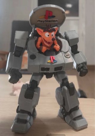 Robot Crash Bandicoot PlayStation