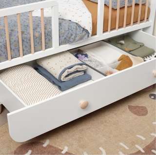 Cuna IKEA MYRELLA con cajón y colchón